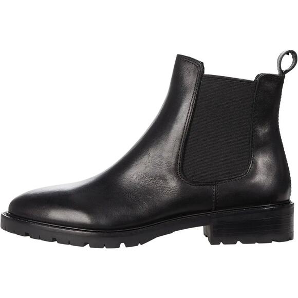 Steve Madden Leopold Bootie Leather Ankle Boot with Pull-On Design, Size 7.5ste - Picture 1 of 9